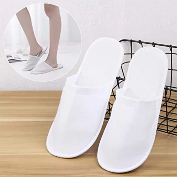 Chinelos Descartáveis Brancos para Homens e Mulheres personalizados - Image 5