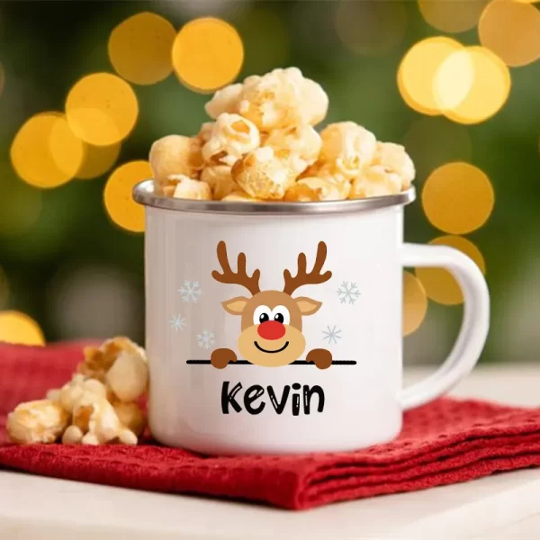 Canecas Metálicas de Natal Personalizadas com Nomes Exclusivos 2023 - Image 8